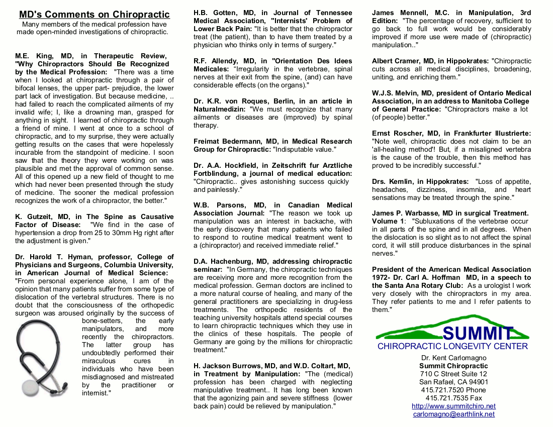 Summit Chiropratic Longevity Center